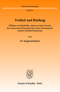 Freiheit und Bindung