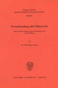 Fernerkundung und Völkerrecht