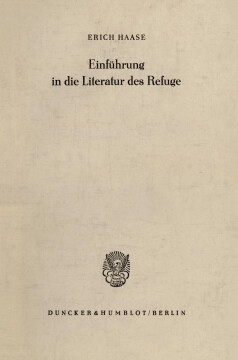 Einführung in die Literatur des Refuge