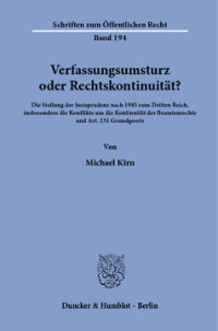 Verfassungsumsturz oder Rechtskontinuität?