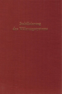 Stabilisierung des Währungssystems