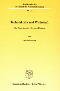 Technikkritik und Wirtschaft