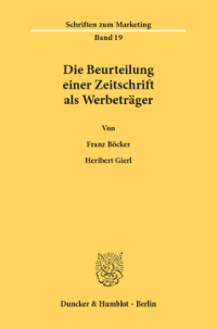 Die Beurteilung einer Zeitschrift als Werbeträger