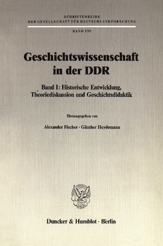 Geschichtswissenschaft in der DDR