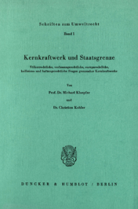 Kernkraftwerk und Staatsgrenze