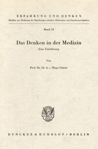 Das Denken in der Medizin
