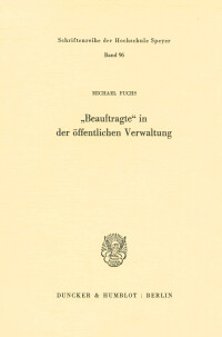 "Beauftragte" in der öffentlichen Verwaltung