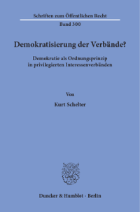 Demokratisierung der Verbände?