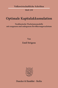 Optimale Kapitalakkumulation