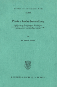 Fiktive Auslandszustellung