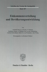 Einkommensverteilung und Bevölkerungsentwicklung