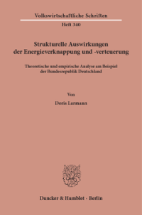 Strukturelle Auswirkungen der Energieverknappung und -verteuerung