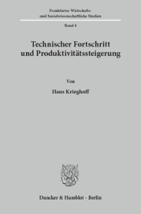 Technischer Fortschritt und Produktivitätssteigerung