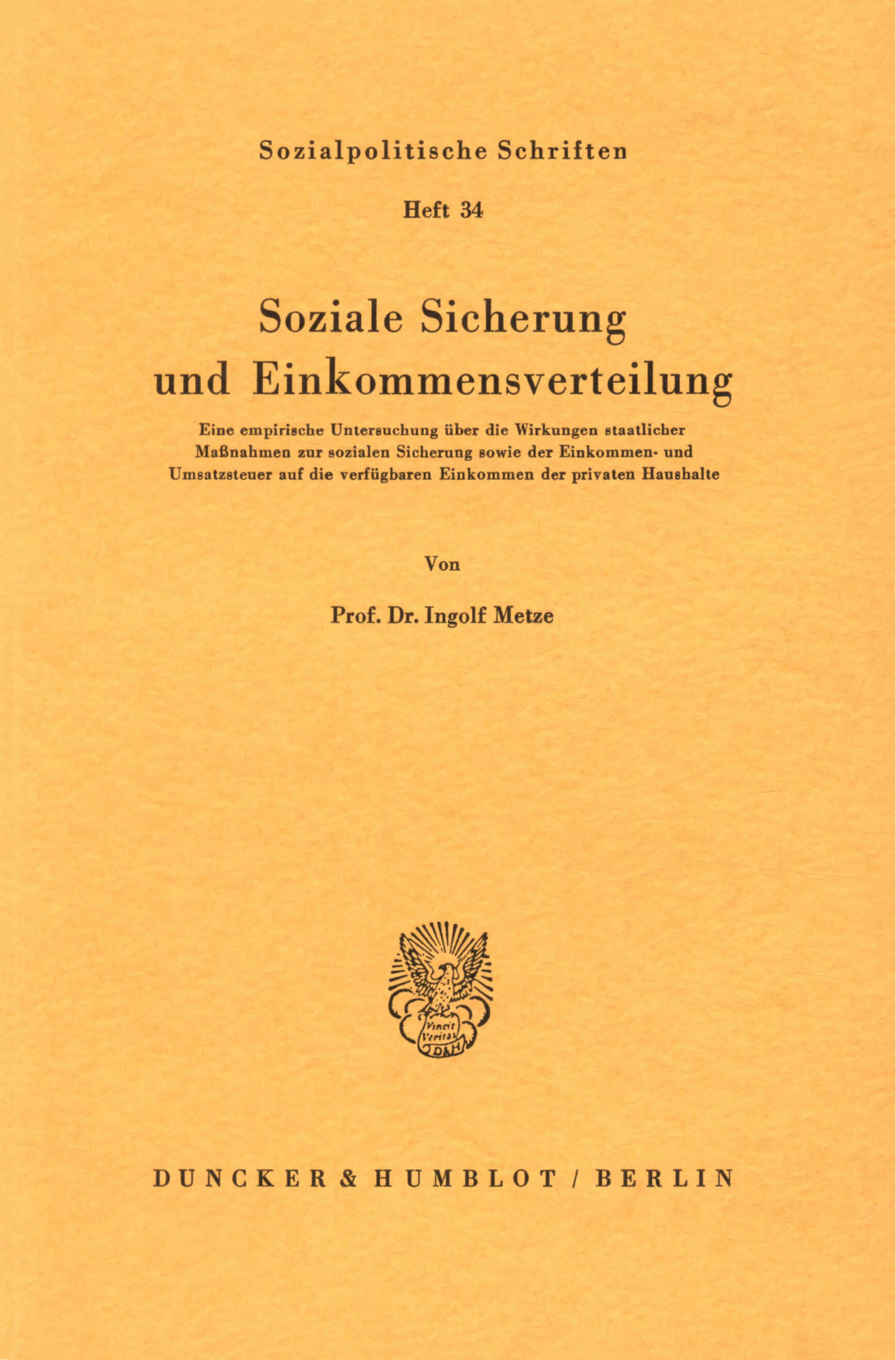 Soziale Sicherung und Einkommensverteilung