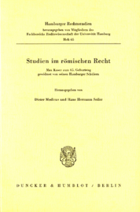 Studien im römischen Recht