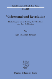 Widerstand und Revolution