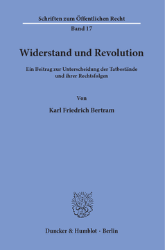 Widerstand und Revolution