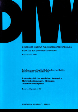 Industriepolitik im westlichen Ausland - Industriepolitik im westlichen Ausland -