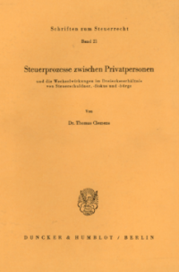 Steuerprozesse zwischen Privatpersonen