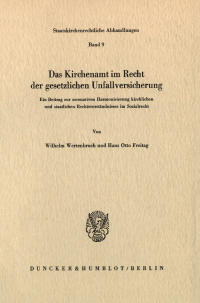 Das Kirchenamt im Recht der gesetzlichen Unfallversicherung