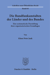 Die Rundfunkanstalten der Länder und des Bundes