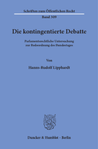 Die kontingentierte Debatte