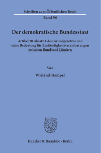 Der demokratische Bundesstaat