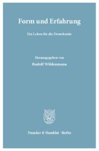 Form und Erfahrung