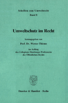 Umweltschutz im Recht Umweltschutz im Recht