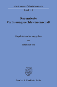 Rezensierte Verfassungsrechtswissenschaft
