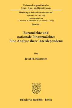 Euromärkte und nationale Finanzmärkte: Eine Analyse ihrer Interdependenz