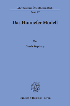 Das Honnefer Modell