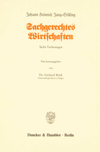 Sachgerechtes Wirtschaften