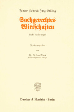 Sachgerechtes Wirtschaften Sachgerechtes Wirtschaften
