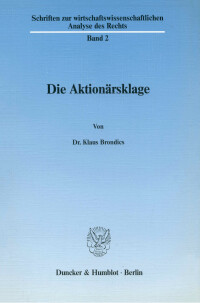 Die Aktionärsklage