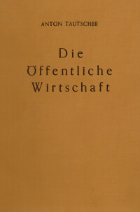 Die öffentliche Wirtschaft