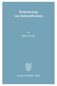 Besteuerung von Rohstoffrenten