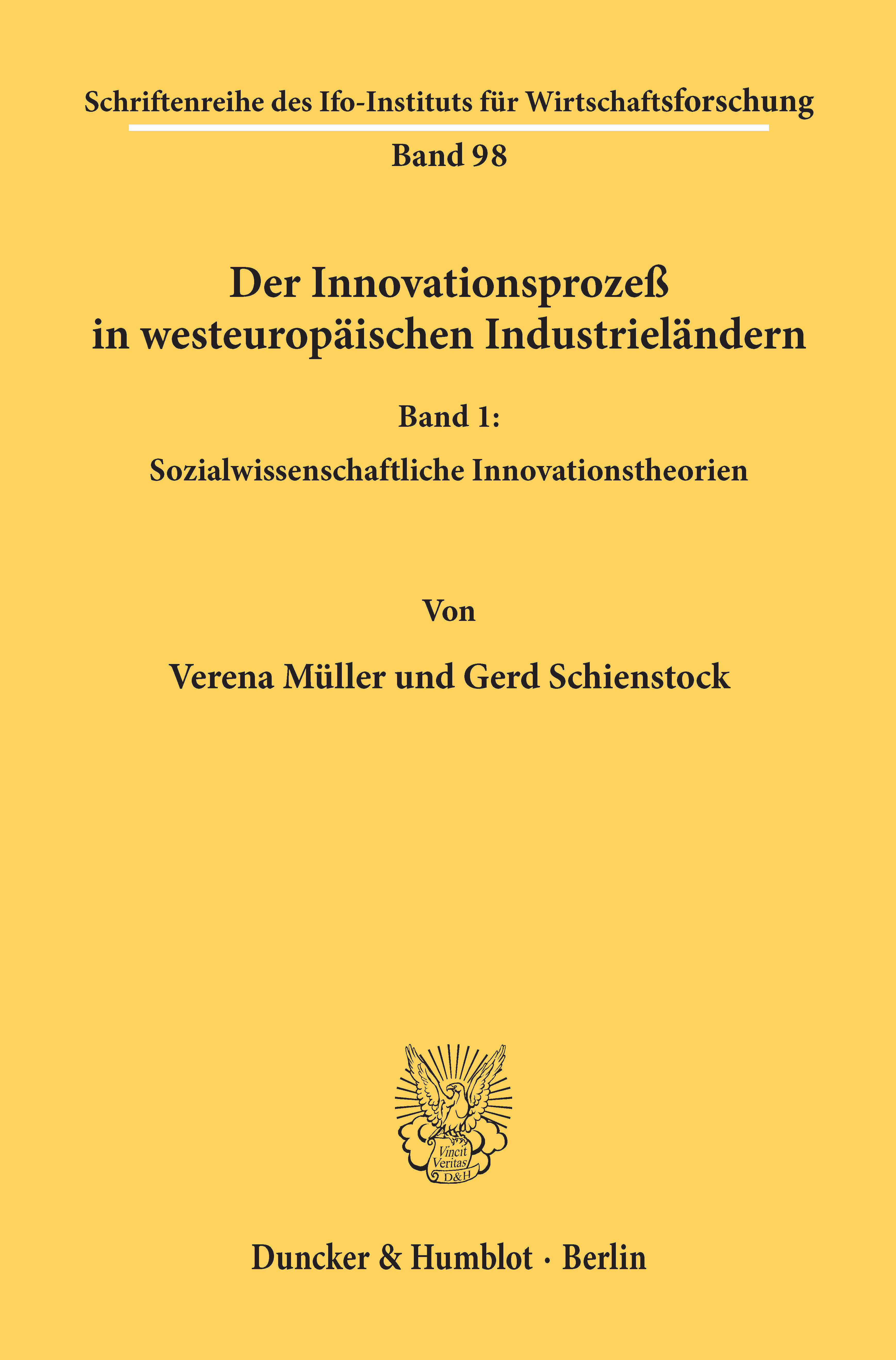 Der Innovationsprozeß in westeuropäischen Industrieländern