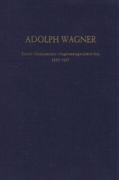 Adolph Wagner Adolph Wagner