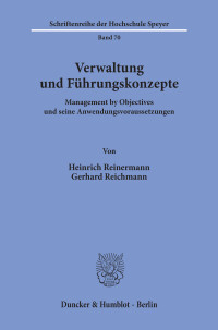Verwaltung und Führungskonzepte