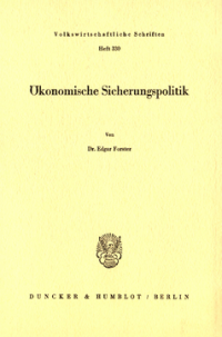 Ökonomische Sicherungspolitik