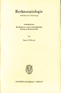 Rechtssoziologie