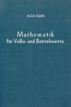 Mathematik für Volks- und Betriebswirte Mathematik für Volks- und Betriebswirte