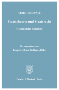 Staatstheorie und Staatsrecht