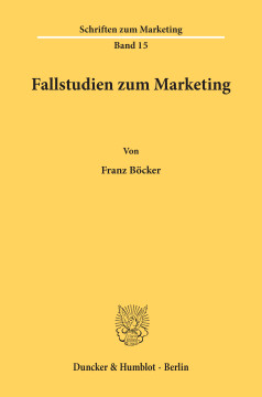 Fallstudien zum Marketing Fallstudien zum Marketing