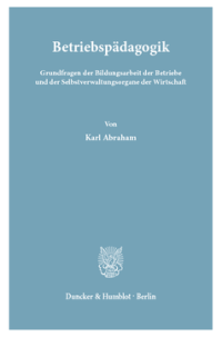 Betriebspädagogik