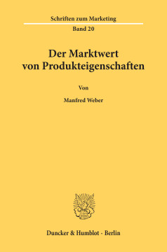 Der Marktwert von Produkteigenschaften Der Marktwert von Produkteigenschaften