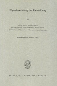 Eigenfinanzierung der Entwicklung
