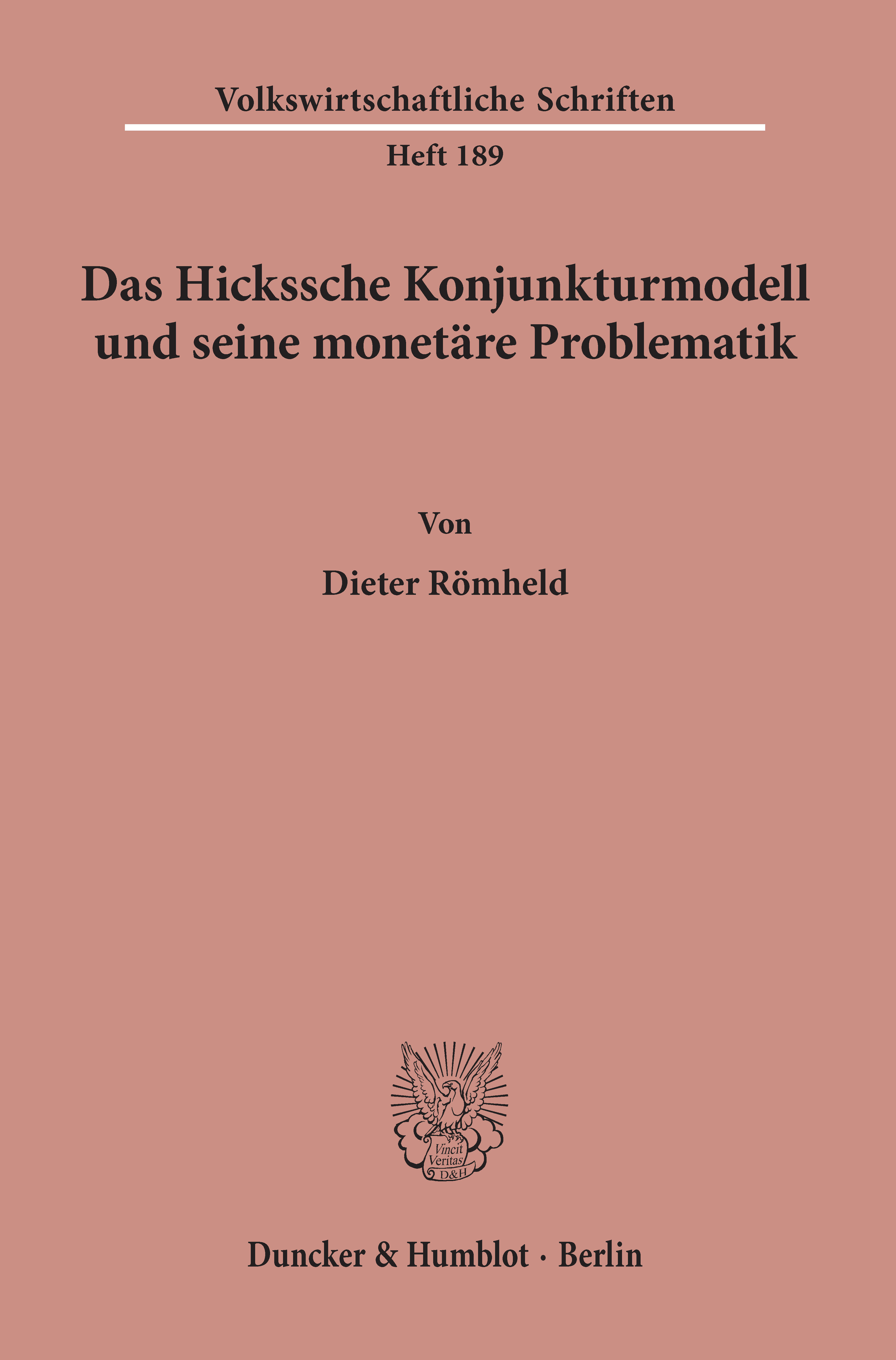 Das Hickssche Konjunkturmodell und seine monetäre Problematik