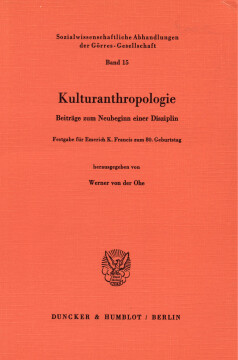 Kulturanthropologie Kulturanthropologie